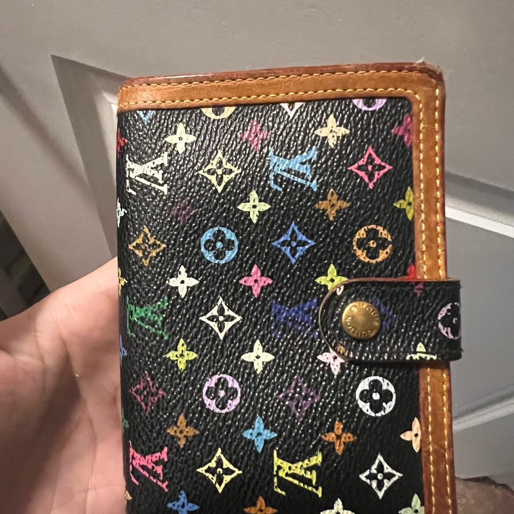 Louis Vuitton Black Multicolor Monogram Wallet